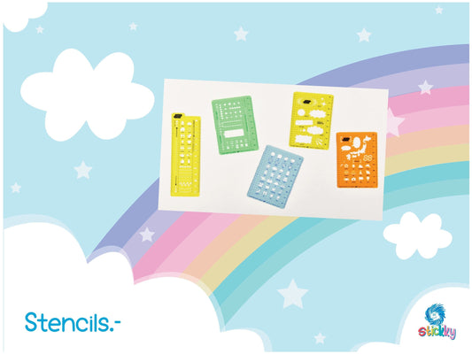 Hobonichi Stencils.-