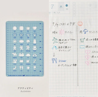 Hobonichi Stencils.-