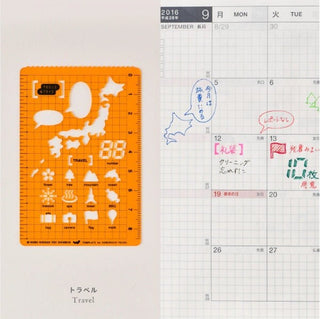 Hobonichi Stencils.-