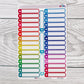 Rainbow Boxes Stickers Sheet