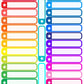 Rainbow Boxes Stickers Sheet