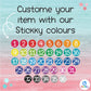 CUSTOM Words functional planner stickers - Mini Scripts 8.-