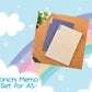 Hobonichi Memo Pad Set for A5.-