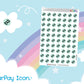 Afterpay/Clearpay Logo Stickers Sheet.-