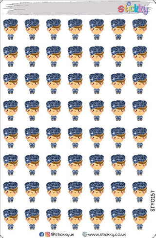 RAF Cadets Stickers Sheet.-
