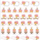 Gymnastics Icon Stickers Sheet.-