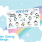 Cute Seasonal Savings Challenge