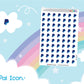 PayPal Logo Stickers Sheet.-