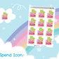 No-Spend Wallet Icon.-