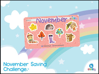 Cute November Savings Challenge