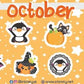 Cute October Savings Challenge
