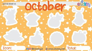 Cute October Savings Challenge
