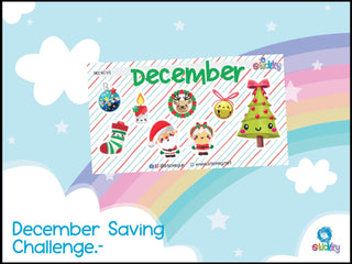 Cute December Savings Challenge