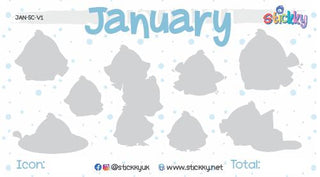Cute January Savings Challenge