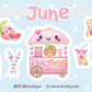 Cute June Savings Challenge