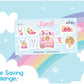 Cute June Savings Challenge