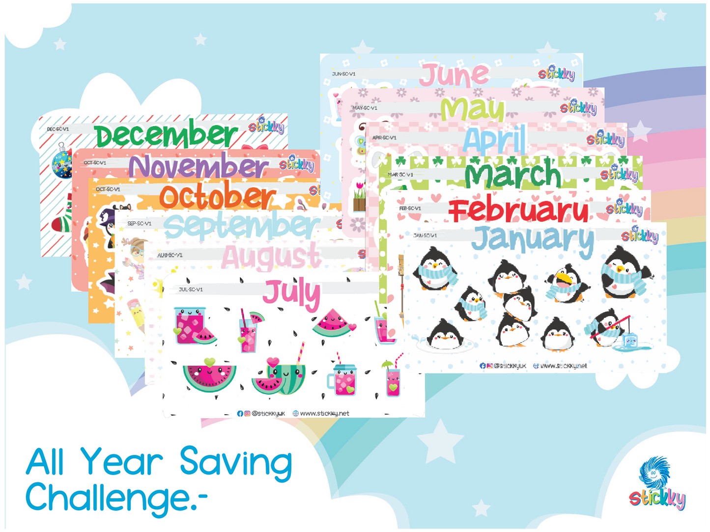 Cute *All Year Bundle* Savings Challenge