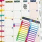 Happy Planner Small Rainbow Boxes Stickers Sheet - Stickky
