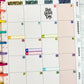 Happy Planner Small Rainbow Boxes Stickers Sheet - Stickky